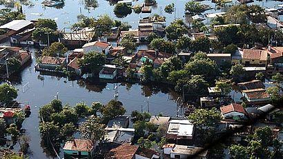 Hochwasser in Paraguay