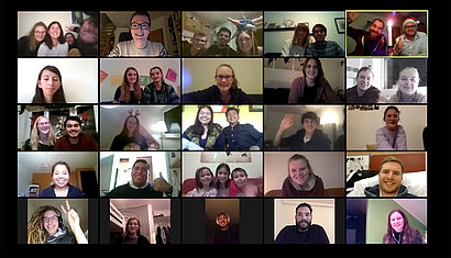 Digitale Herbergssuche mit 35 Teilnehmenden.