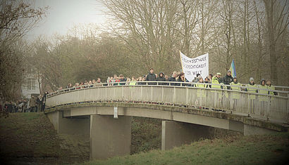 1500 Friedensschüler wandern um den Aasee