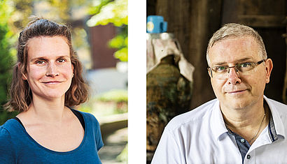 Leandra Praetzel (links) und Bischof Johannes Bahlmann