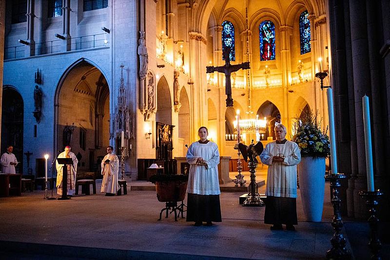 Osternacht im St.-Paulus-Dom 2020