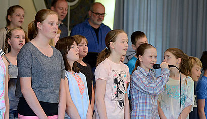 Schüler singen