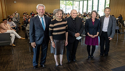  Akademiedirektor Antonius Kerkhoff, Cornelia Heintze, Felix Genn, Michaela Evans und Martin Dabrowski. Auf dem Foto fehlt Katharina Wesenick