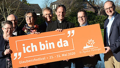 Verantwortliche des Glaubensfestivals in Mettingen