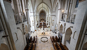 Innenaufnahme des St.-Pauls-Dom in Münster.