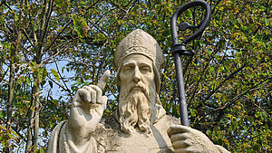 Statue des Heiligen Liudger in Billerbeck