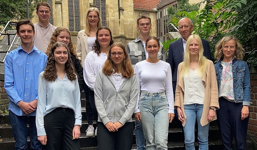 Simon Brokamp und Katharina Nacke, Lukas Kundt, Ulrich Hörsting, Christian Kummer, Anna Schürmann, Marieke Kleimeier, Charlotte Weischer, Julia Vetter, Martina Arenskötter, Uljana Hilgert und Leonie Fögeling.