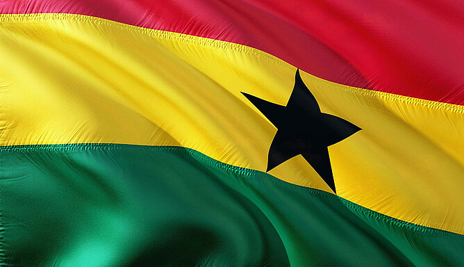 Flagge Ghana