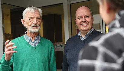 Dietmar Davids (rechts) und Bernd Mülbrecht