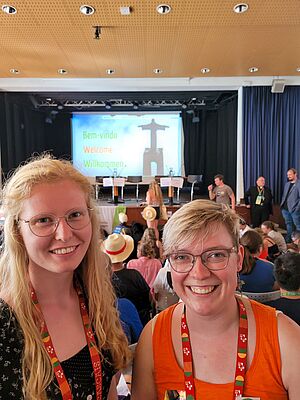 Hannah Lingnau und Johanna Langela. 