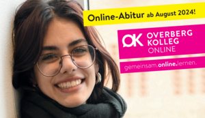 Werbeplakat für das Online Abitur