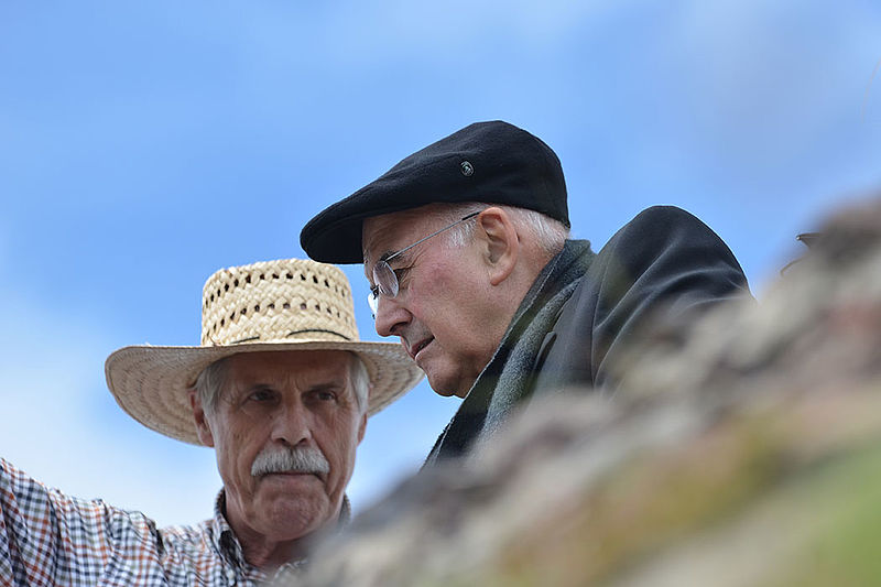 Bischof Felix mit einem mexikanischen Bauern