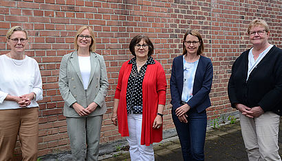 Von links: Annette Brachthäuser, Judith Wüllhorst, Marianne Urbanek-Westermann, Tanja Ahrens und Reinhild Ahlers.