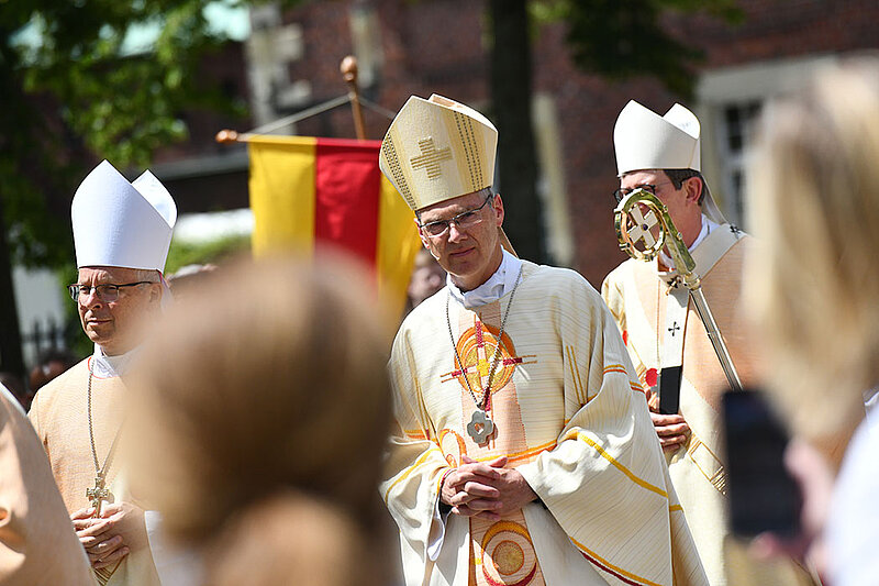 Im Rahmen des feierlichen Gottesdiensts zur Amtseinführung von Dr. Heiner Wilmer.