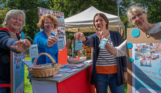 Lissy Thönissen, Andrea Spans, Kerstin Jakobs und Anette Krümmel-Matthäi (von links)