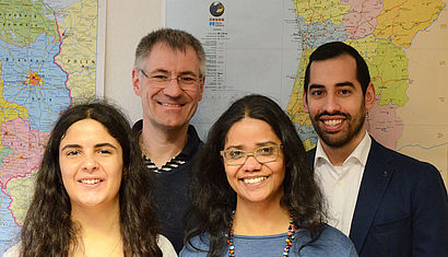 Laura Salamanca (links), Diogo Carreira (rechts) sowie Adriana und Ludger Schulten