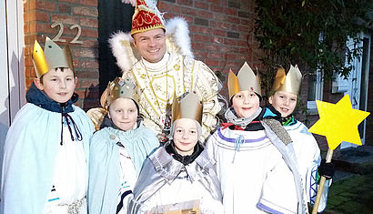 Sternsinger und Karnevalsprinz