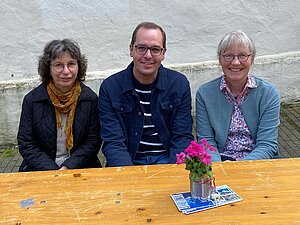 Schwester Franziska Kaupp, Canisianer-Bruder Reinhard Niemerg und Schwester Judith Kohorst. Schwester Franziska Kaupp, Canisianer-Bruder Reinhard Niemerg und Schwester Judith Kohorst.