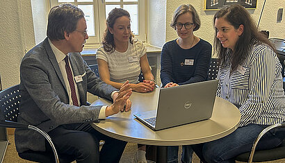 LVHS-Team am Tisch
