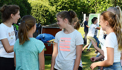 Um Teambuilding geht es bei den Projekttagen für die Siebtklässler des Arnold-Janssen-Gymnasiums in St. Arnold.