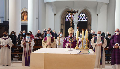 Wiedereröffnung der Josefkirche in Bocholt mit Bischof Felix Genn