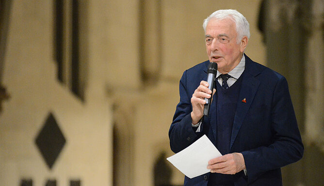 Boris Zabarko sprach im Dom zu Münster