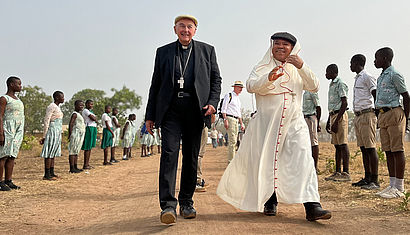 Bischof Genn und Bischof Peter Paul in Ghana