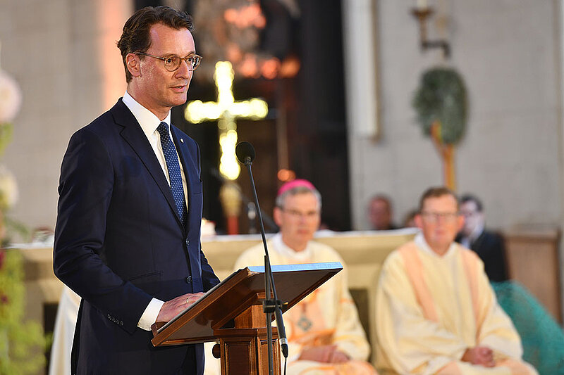 Im Rahmen des feierlichen Gottesdiensts zur Amtseinführung von Dr. Heiner Wilmer.