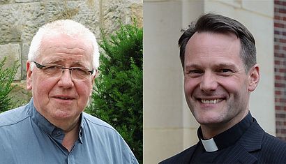 Pfarrer Heukamp (links) und Pfarrer Holtmann (rechts)