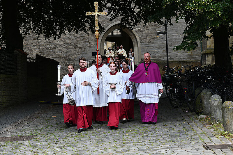 Im Rahmen des feierlichen Gottesdiensts zur Amtseinführung von Dr. Heiner Wilmer.