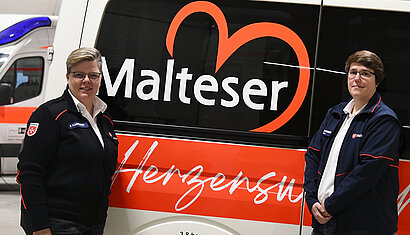 Alexandra Averbeck (rechts) aus Emsdetten und Eveline Kamphorst.