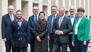 Ulrich Hörsting​, Christian Wacker, Dr. Christian Hörstrup, Judith Henke-Imgrund, Frank Vormweg, Dr. Klaus Winterkamp, Ulrich Richartz und Friederike Bude.