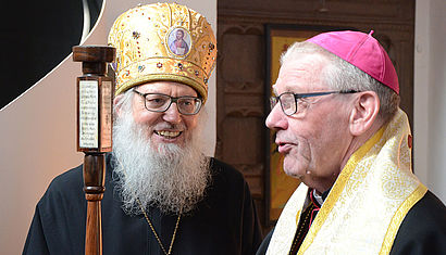 Erzpriester Heinrich Michael Knechten und Weihbischof Dieter Geerlings