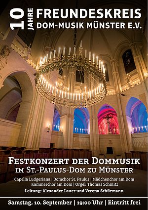 Plakat zum Festkonzert Plakat zum Festkonzert