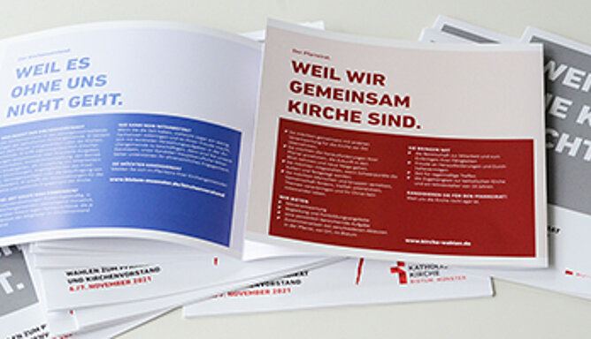 Flyer für die KV- und PR-Wahlen
