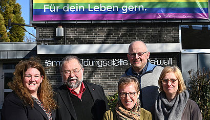 Freuen sich über das erfolgreiche Audit (von links): Stefanie Winde, Thomas Kamp-Deister, Beate Gingter, Ulrich Störzer und Susanne Rademacher.