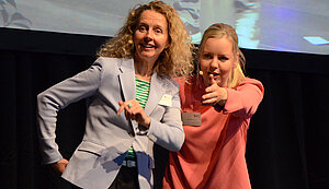 Daniela Kornek (rechts)
