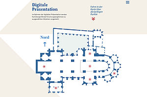 Screenshot der Ausstellungshomepage www.bibel-im-paulus-dom.de Screenshot der Ausstellungshomepage www.bibel-im-paulus-dom.de