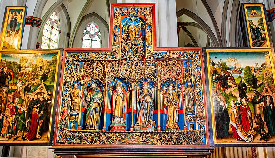 Ein Bild des Antoniusaltars.