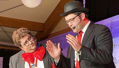 Kaplan Christoph Hendrix (links) und Burgkaplan Ralf Meyer