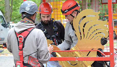 Wetterhahn der Nikomedeskirche