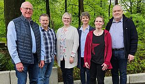 Wolfgang Hardeweg, Stefan Luttmann, Maria Hölscheidt, Christiane Gloddeck, Jasmin Danielzik und Martin Wennekers. Wolfgang Hardeweg, Stefan Luttmann, Maria Hölscheidt, Christiane Gloddeck, Jasmin Danielzik und Martin Wennekers.