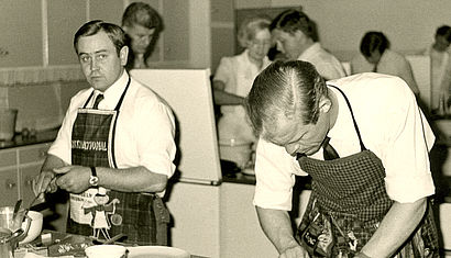 Männerkochen in früheren Zeiten