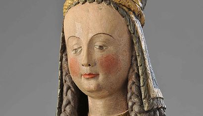 Skulptur der Heiligen Helena aus der Zeit um 1535/1540.