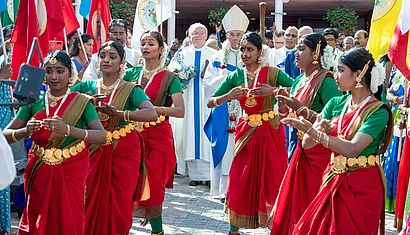 Tamilische Tänzerinnen