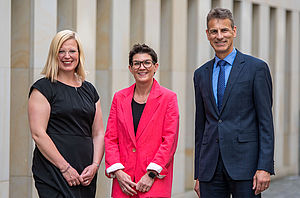 Jana Diekrup, Judith Henke-Imgrund und Christian Schulte. Jana Diekrup, Judith Henke-Imgrund und Christian Schulte.