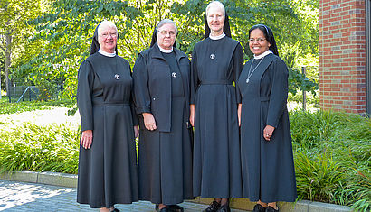 Die neue Provinzleitung der Franziskanerinnen von St. Mauritz