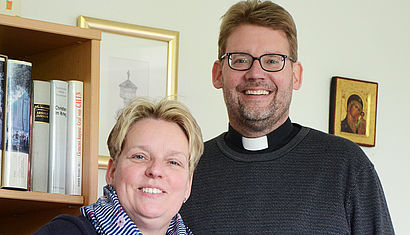 Pfarrer Ulrich Schulte Eistrup und seine Schwester