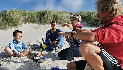 Taufe auf Ameland mit Pastor Karten Weidisch