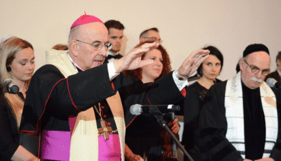 Bischof Genn bei der jüdisch-christlichen Gemeinschaftsfeier